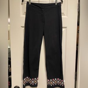 Worthington Vintage wide leg flower pants